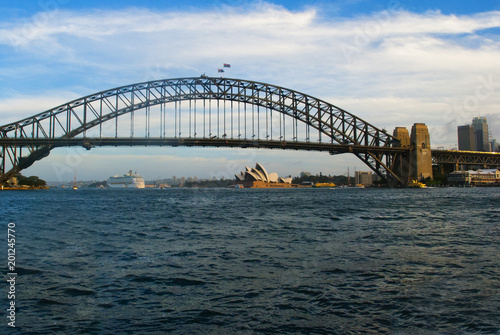 Cityscape with Harbour bridge , Sydney Australia © doom.ko