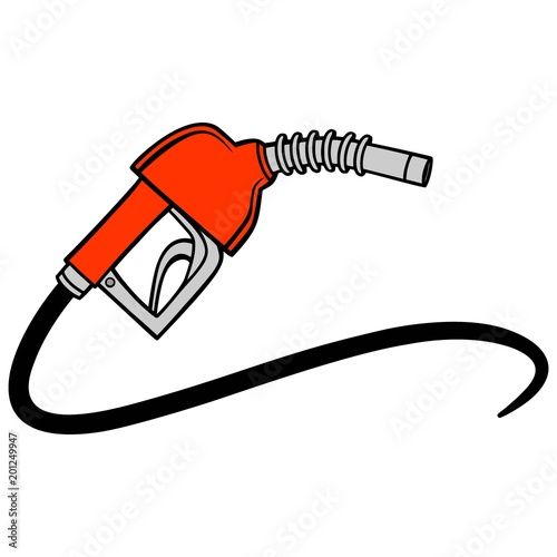 Fuel Pump - A vector cartoon illustration of a gas pump concept.