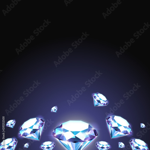Background with diamonds