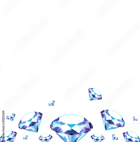 Background with diamonds
