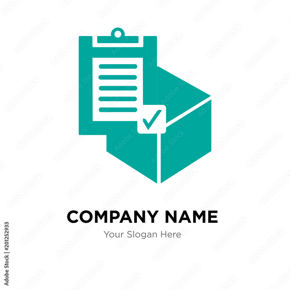 Commercial delivery company logo design template Commercial delivery company logo design template