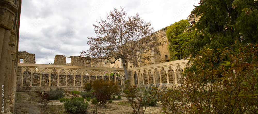 Fototapeta premium Patio interior Castillo Morella