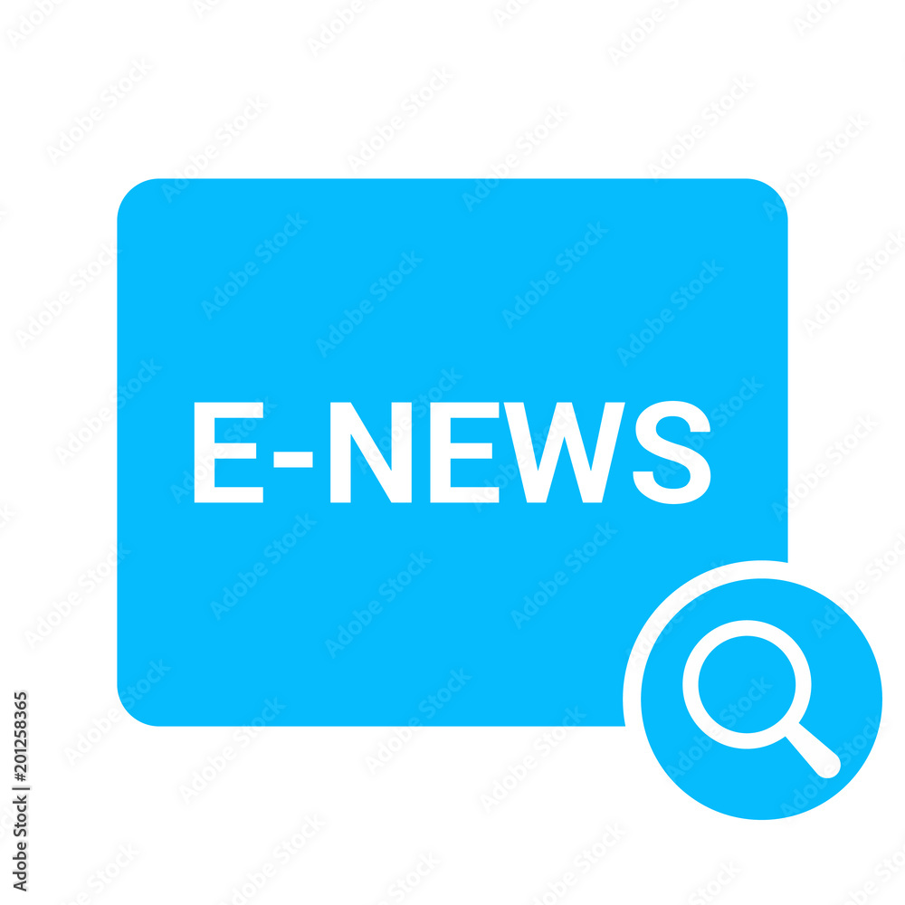 Magnifying Optical Glass With Words E-news Magnifying Optical Glass With Words E-news