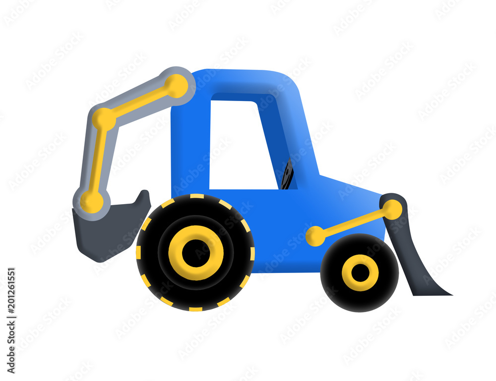 Illustration of tractor Illustration of tractor