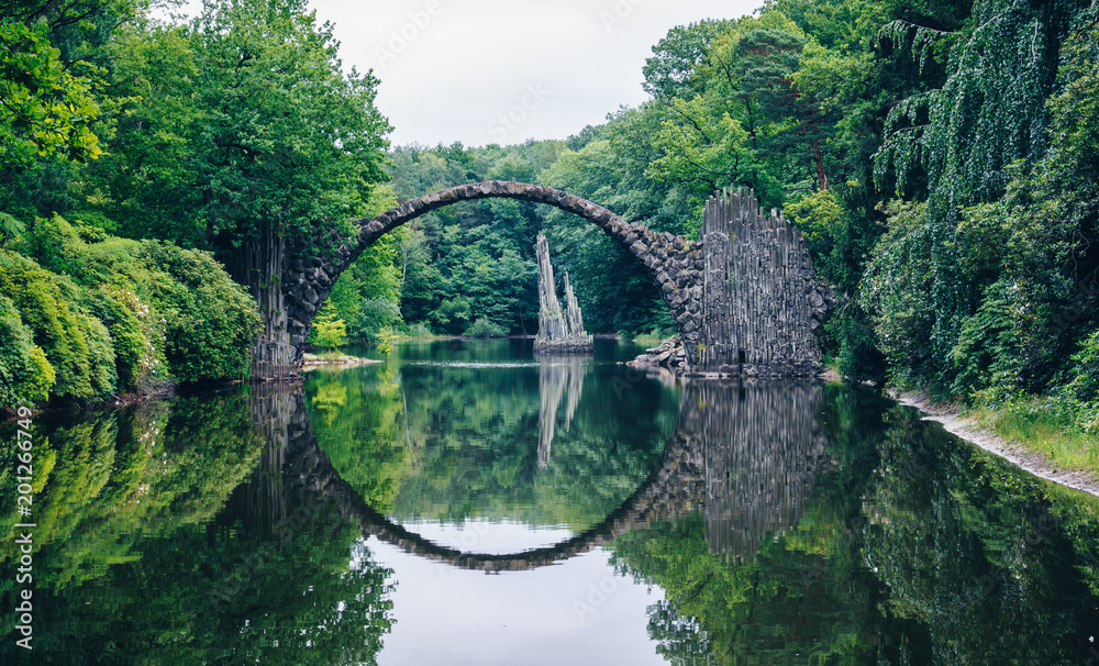 Rakotz Bridge Rakotzbrucke Also Known As Devil s Bridge In Kromlau 