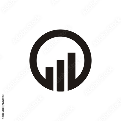 Finance, accounting logo design template vector illustration