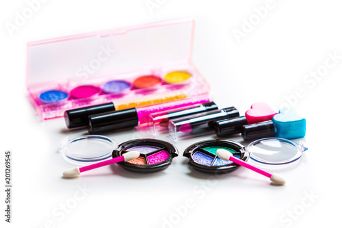Set of makeup for young girls and teenagers