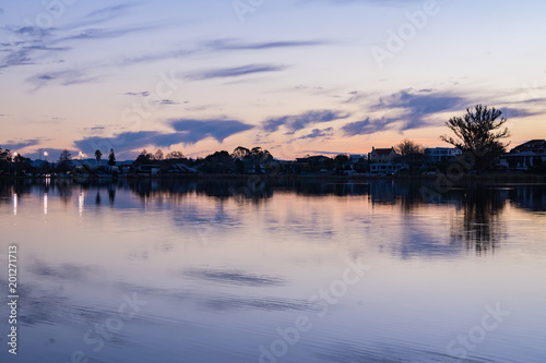 Sunset at the lake © smile262