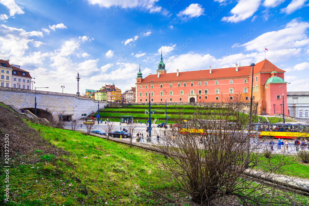 Colorful medieval buildings at the iconic old town of Warsaw, Poland. Colorful medieval buildings at the iconic old town of Warsaw, Poland.