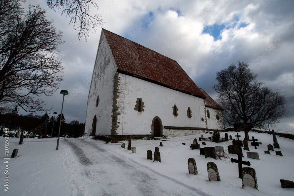 Northern Europe Norway Trondenes Church near Harstad 北欧 ノルウェー トロンデネス教会 ハシュタ近郊