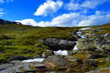 Beautiful norway nature in National park Jotunheimen