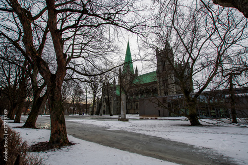 Northern Europe Norway Trondheim Nidaros Cathedral 北欧 ノルウェー トロンハイム ニーダロス大聖堂