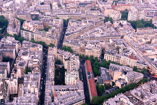 Aerial of Paris Streets 1