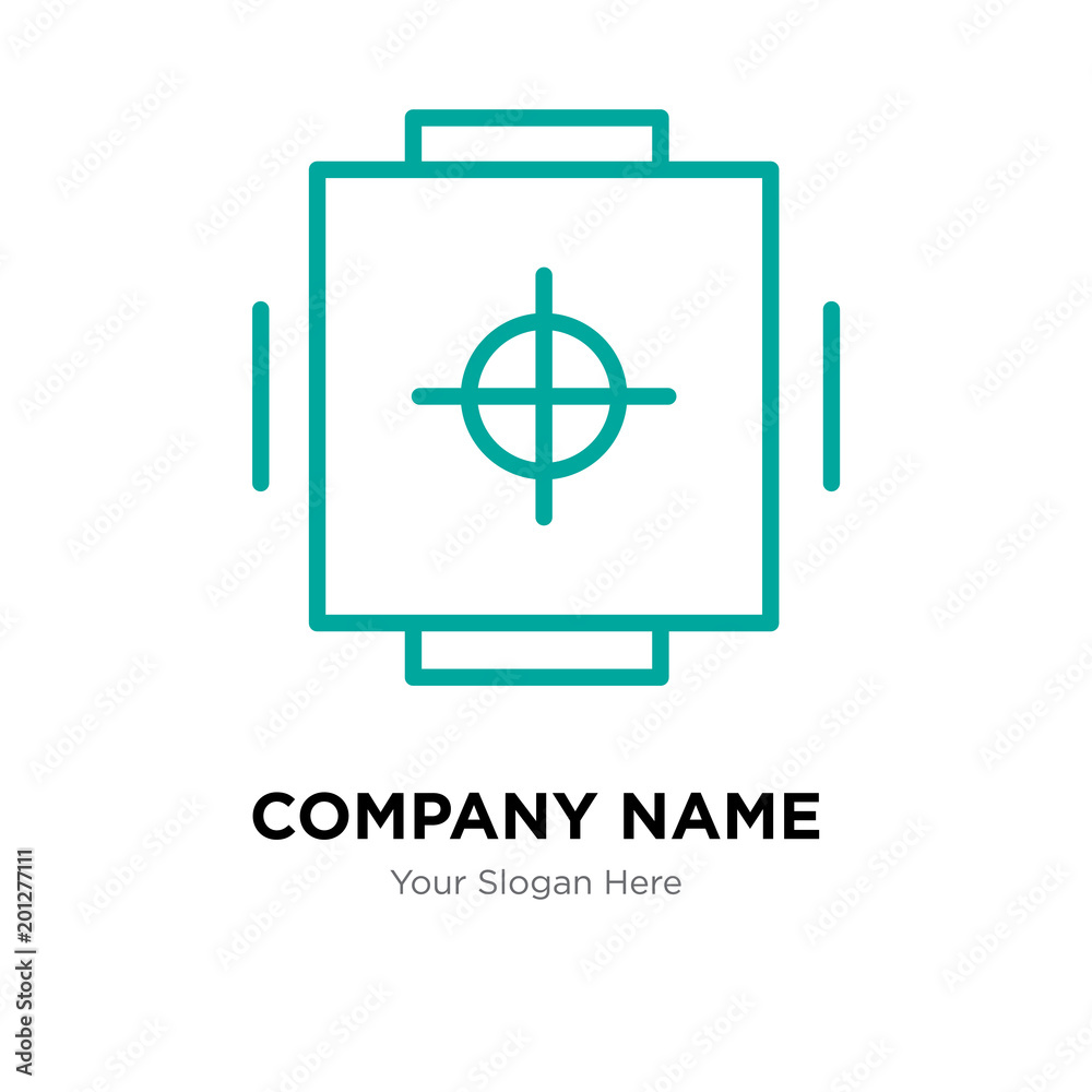 Safe box company logo design template Safe box company logo design template
