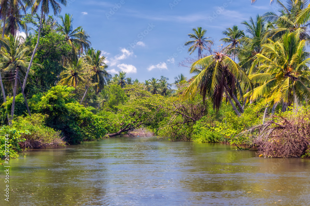 Obraz premium Dutch canal in Negombo.