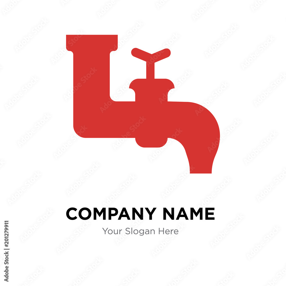 faucet company logo design template faucet company logo design template