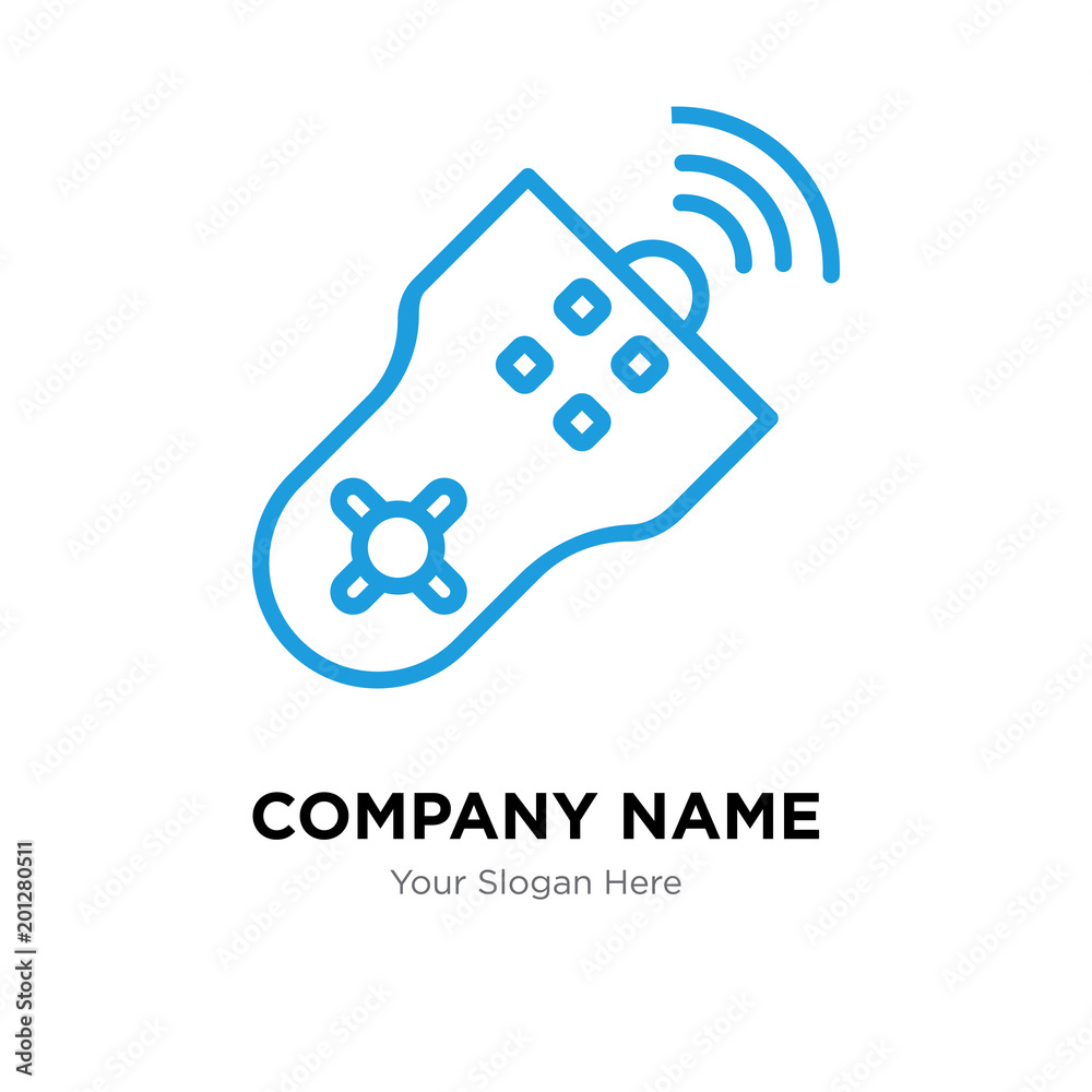 Remote control company logo design template Remote control company logo design template