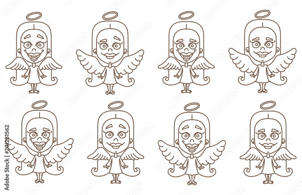 Little girl angel set Little girl angel set