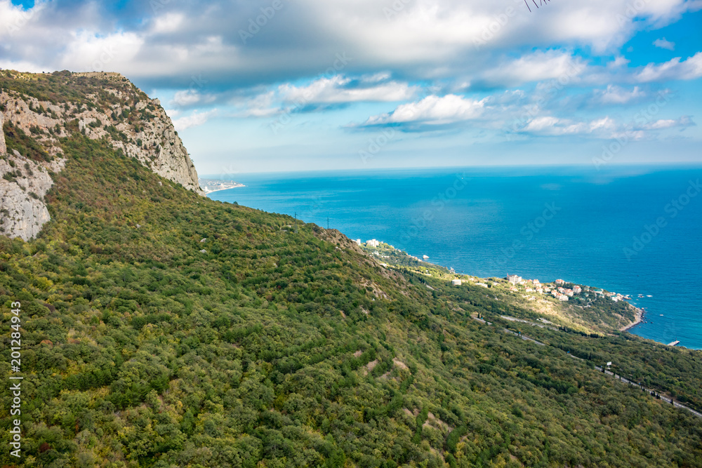 Mount Mshatka-Kayasy in Foros. The south coast of Crimea
