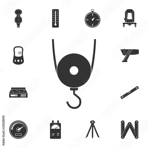 scales icon. Simple element illustration. scales symbol design from Measuring collection set. Can be used in web and mobile