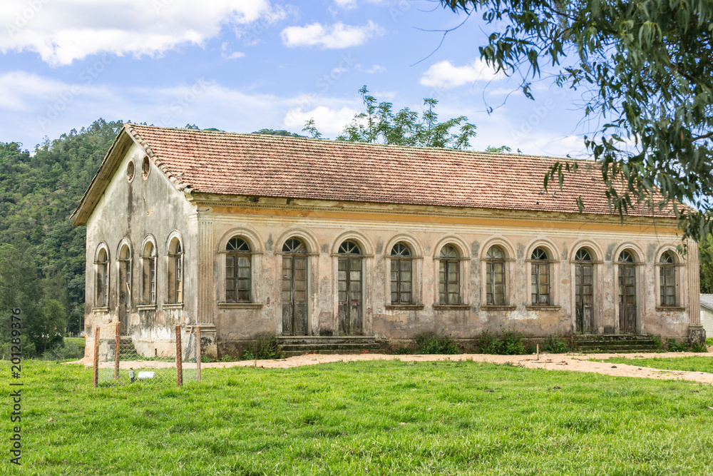 Fototapeta premium Old lodge for engineers