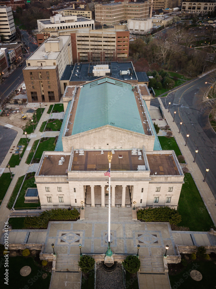 Obraz premium Aerial of Trenton New Jersey