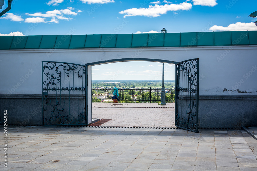 Obraz premium Old iron gate