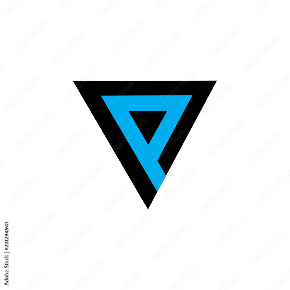 letter p in a triangle logo vector letter p in a triangle logo vector
