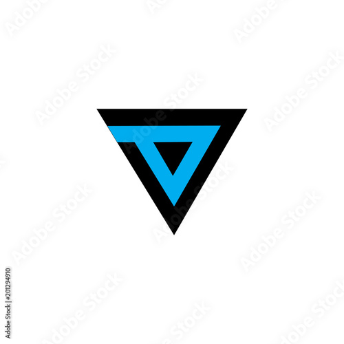 Free Download letter p in a triangle logo vector - GFXLoad