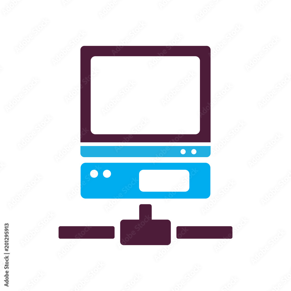 Computer Server Icon Design