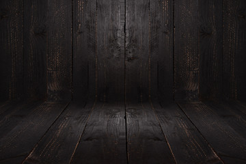 Natural old black wood texture for add text, graphic design and display or montage your products background.
