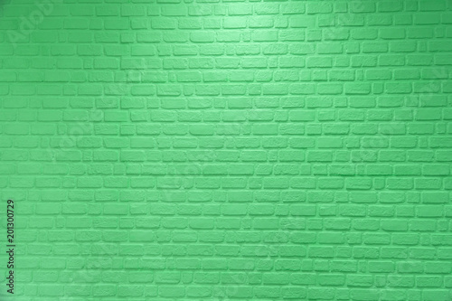 Green background texture wall brick pattern abstract
