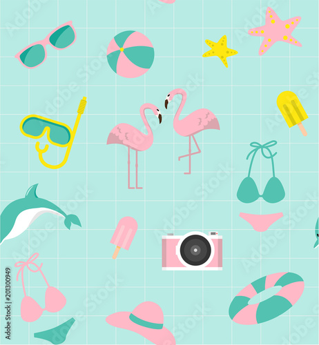 summer seamless pattern