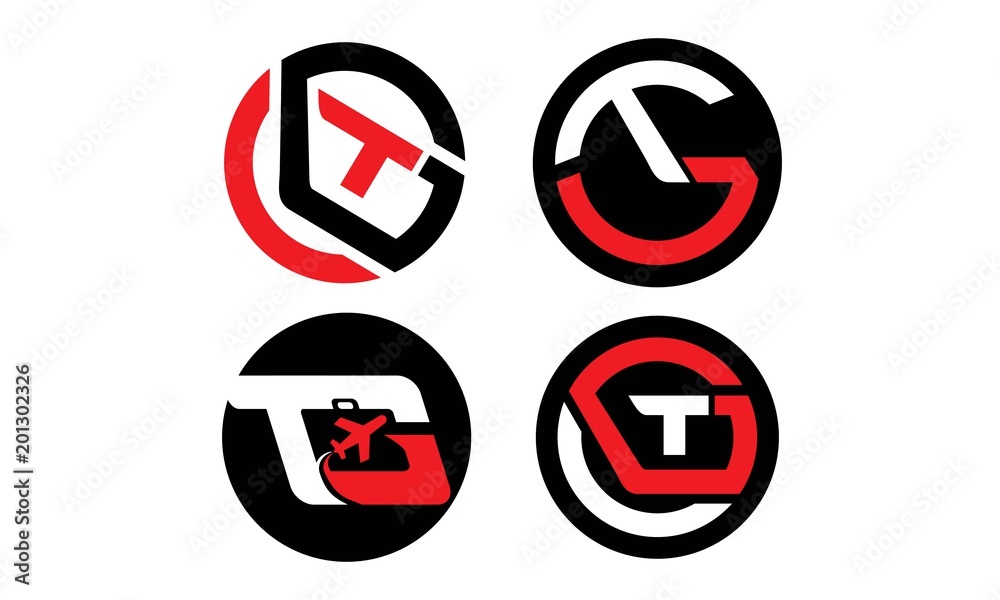 Letter T G Tour and Travel Set
