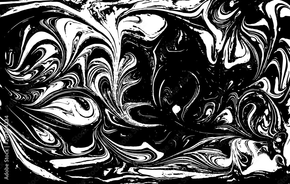 Fototapeta premium Marble abstract acrylic background. Nature marbling artwork text