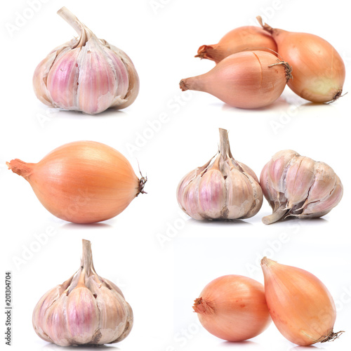 Konstfotografi Garlic and onion
