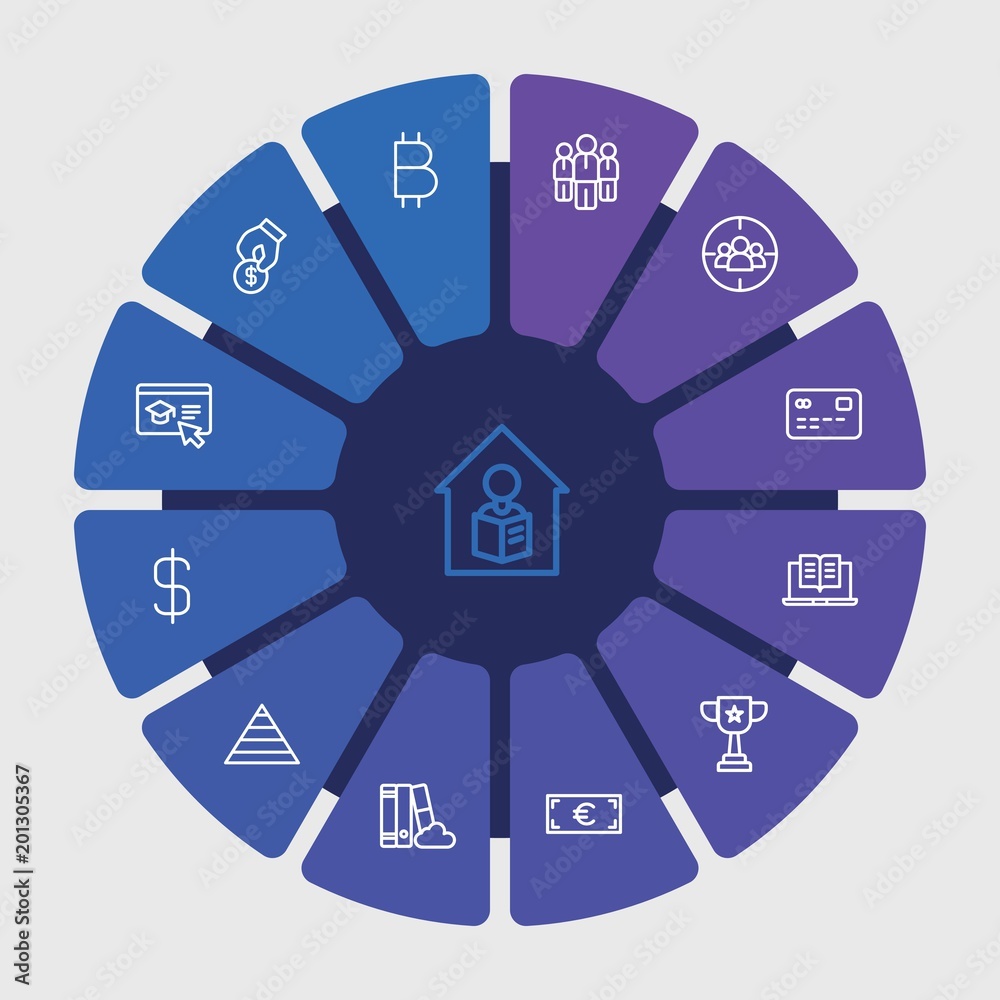 business, money, education Infographic Circle outline Icons Set. Contains such Icons as success, euro, team, currency, internet, teamwork, debit, payment and more. Fully Editable. Pixel Perfect.. business, money, education Infographic Circle outline Icons Set. Contains such Icons as success, euro, team, currency, internet, teamwork, debit, payment and more. Fully Editable. Pixel Perfect..