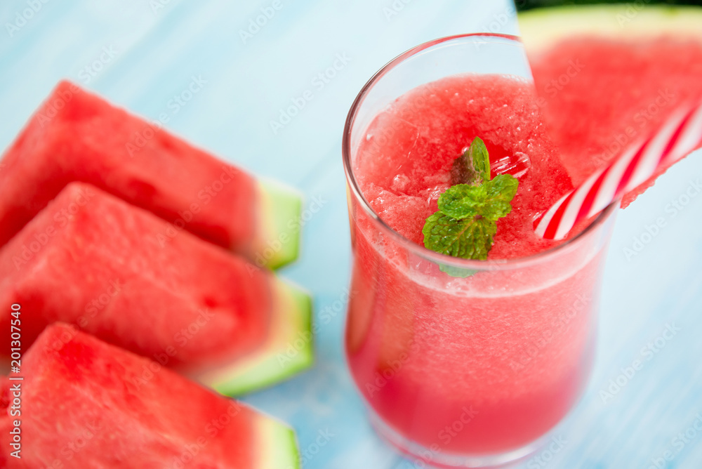 Refreshing cold watermelon juice smoothie drinks for summer Refreshing cold watermelon juice smoothie drinks for summer