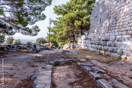 Ruins of Ancient Greek City of Priene photo