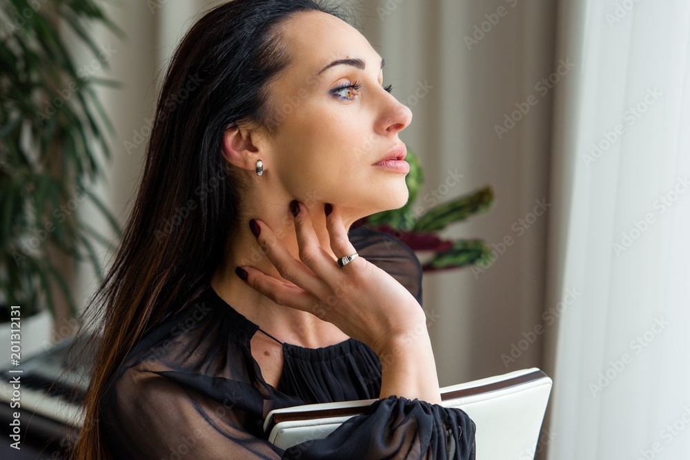 Tender spring casual romantic look of stylish women, pretty jewelry. Nice atmospheric lifestyle photo of beautiful lady. Pretty accessorize Tender spring casual romantic look of stylish women, pretty jewelry. Nice atmospheric lifestyle photo of beautiful lady. Pretty accessorize
