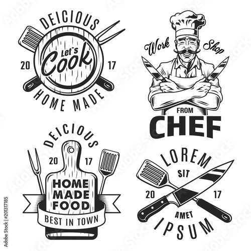Set of emblem