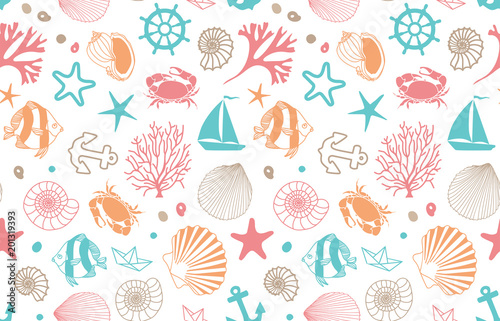 marine seamless background