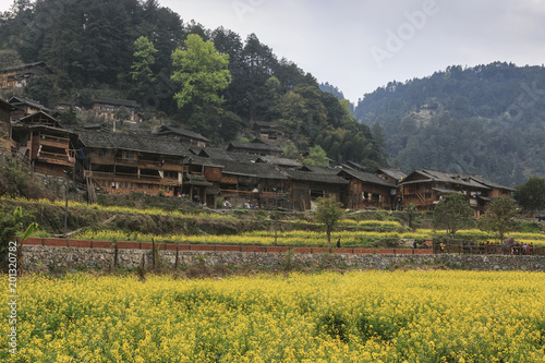 Langde Miao village, Guizhou province, China photo