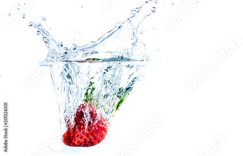 Spritzige Erdbeere