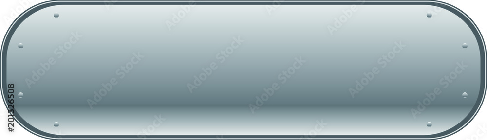 Fashionable Silver round metal plate