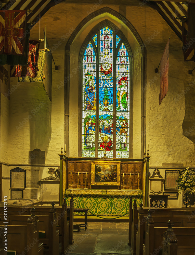 Brecon Cathedral, Wales, UK (Interior)