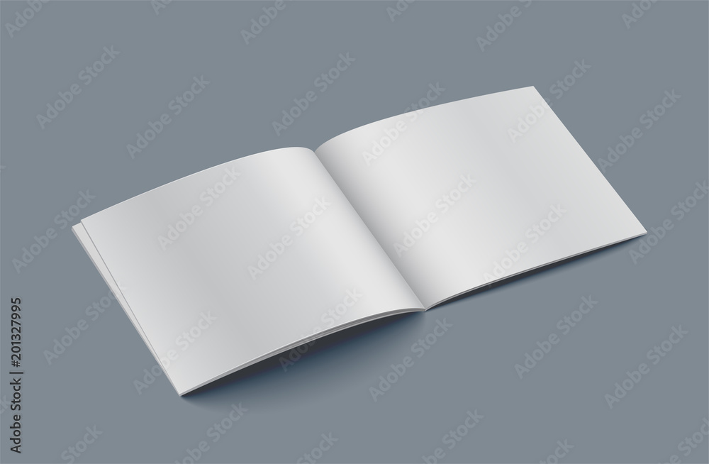 Mockup of opened book blank paper background. Mockup of opened book blank paper background.