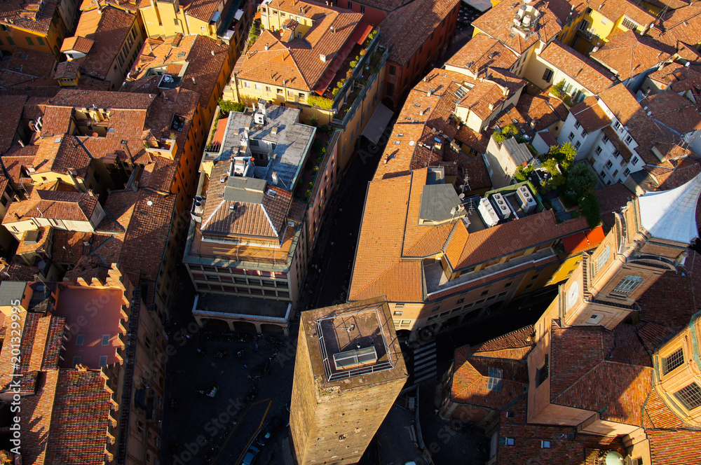 Bologna city view from Two Towers Bologna city view from Two Towers