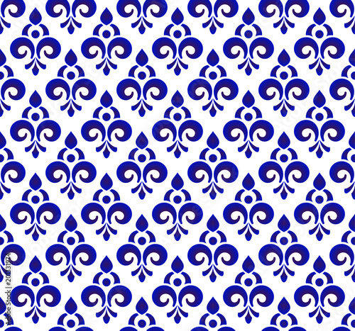 royal blue pattern