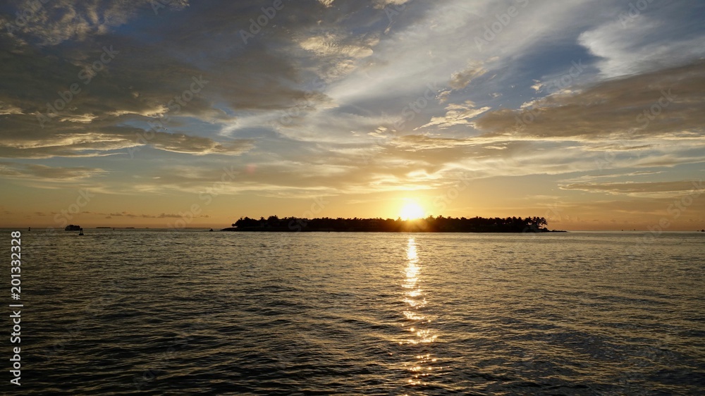 Sonnenuntergang am Meer in Florida
